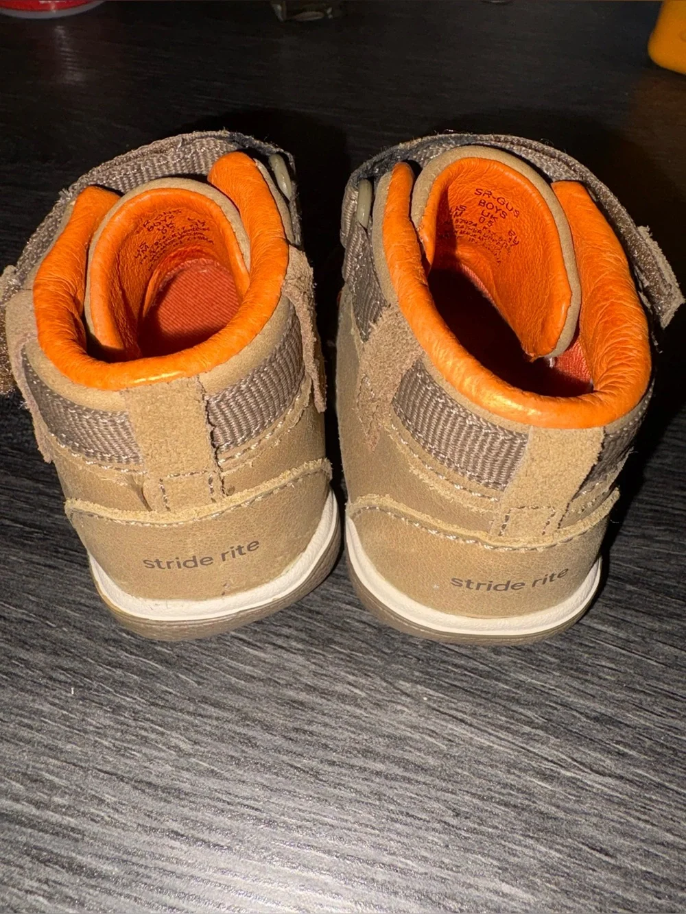 Stride Rite SRT Garett Brown Boots Size 1m infant boys